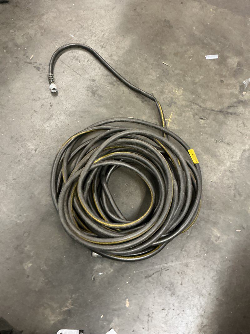Condition photo showing As Is for apex 888vr100 professional duty garden hose, 5/8 by 100-feet