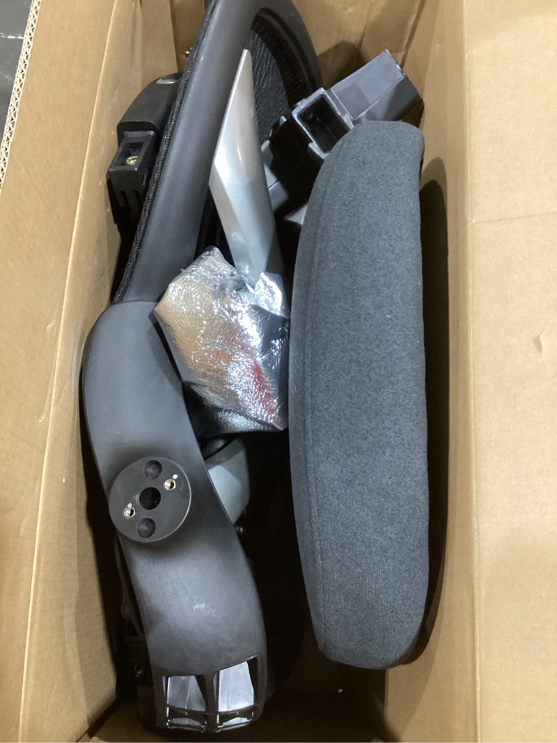 Condition photo showing As Is for elabest x100 ergonomic mesh office chair, big and tall hone desk chair with 5d flip-up arms, adjustable 3d lumbar support,gaming & executive computer chairs for long hours, padded seat midnight cloud