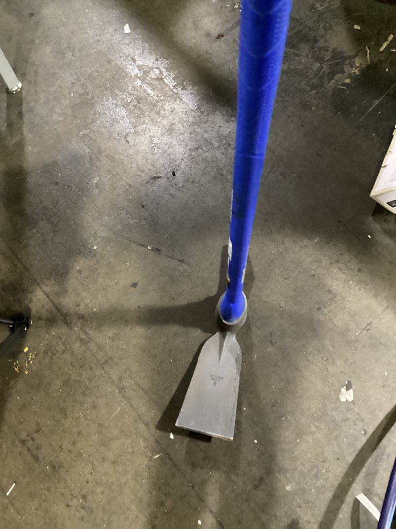 Condition photo showing As Is for kobalt 5.25-lb fiberglass steel cutter mattock
