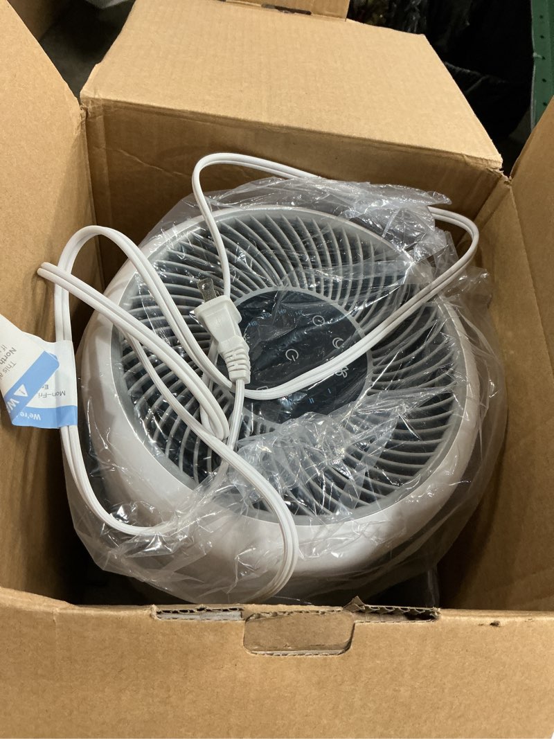 Condition photo showing Good Condition for levoit air purifier for home allergies pet hair in bedroom, covers up to 1073 ft² by 56w high torque motor, aham verifide, 3-in-1 filter with hepa sleep mode, remove dust smoke odor, core300-p, white