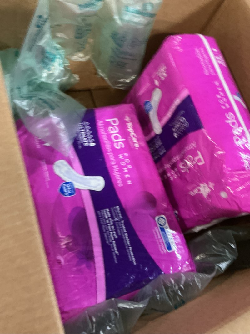 Condition photo showing As Is for Always Discreet Adult Incontinence Underwear for Women and Postpartum Underwear, Extra Large, Up to 100% Bladder Leak Protection, 64 Count (2 Packs of 32) X-Large 64