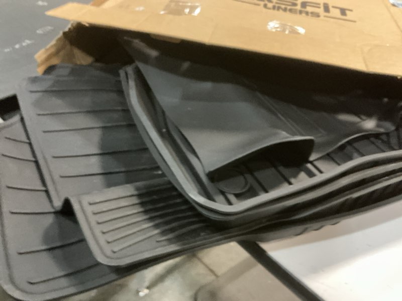 Condition photo showing New/Like New for lasfit floor mats for toyota camry 2024-2018 fwd only (not fit hybrid or awd), all weather custom fit floor liner for camry l/le/se/trd/xle/xse front & rear 2 row car mats, black 2018-2024|camry fwd gas|floor mats