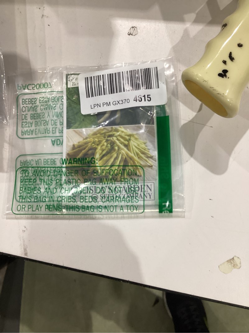 Condition photo showing New/Like New for golden wax bush bean plant seeds, 50 heirloom seeds per packet, non gmo seeds, (isla's garden seeds), botanical name: phaseolus vulgaris, 85% germination rates