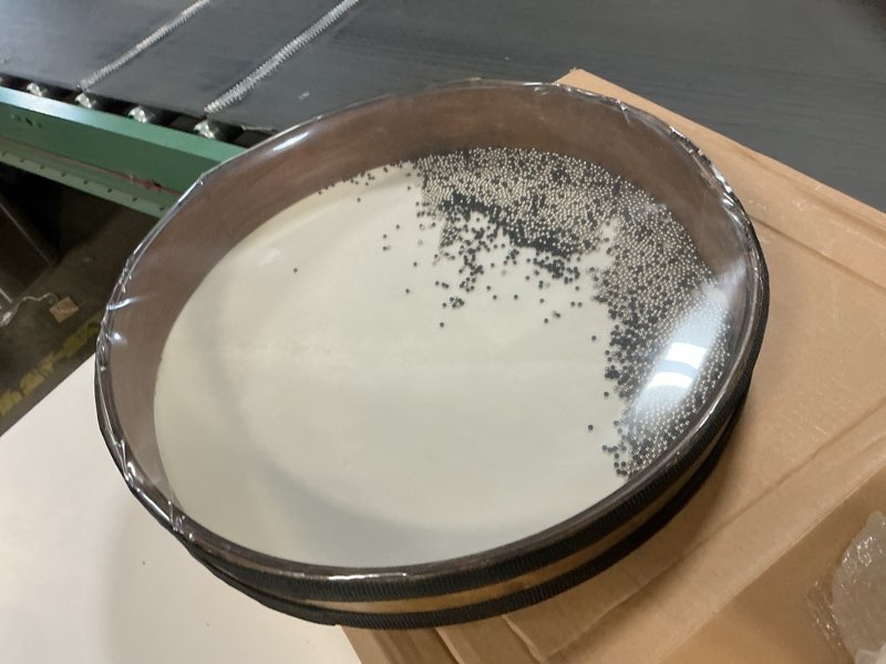 Condition photo showing Good Condition for Ocean Drum 16 inch Large Size Sea Wave Drum with Goatskin Drumhead,Bag, Sound Healing Instrument for Yoga Meditation Relaxation & Stress Relief