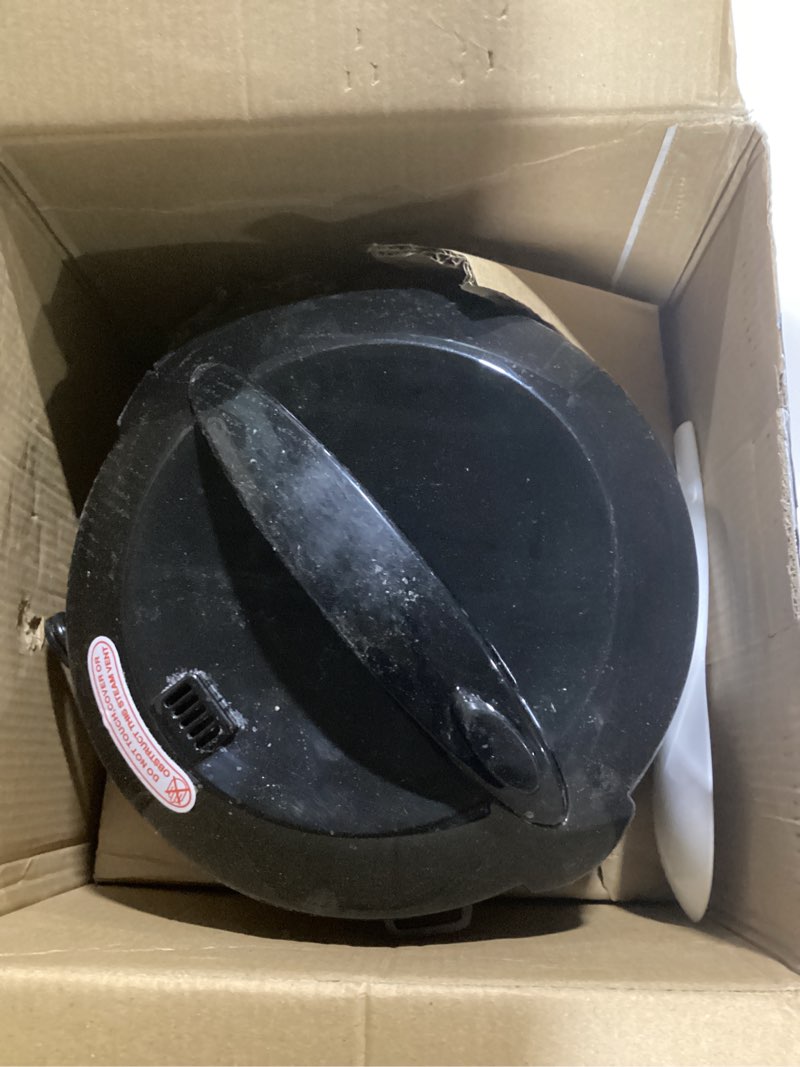 Condition photo showing As Is for aroma digital rice cooker, 4-cup (uncooked) / 8-cup (cooked), steamer, grain cooker, multicooker, 2 qt, stainless steel exterior, arc-914sbd 4 cup uncooked / 8 cup cooked