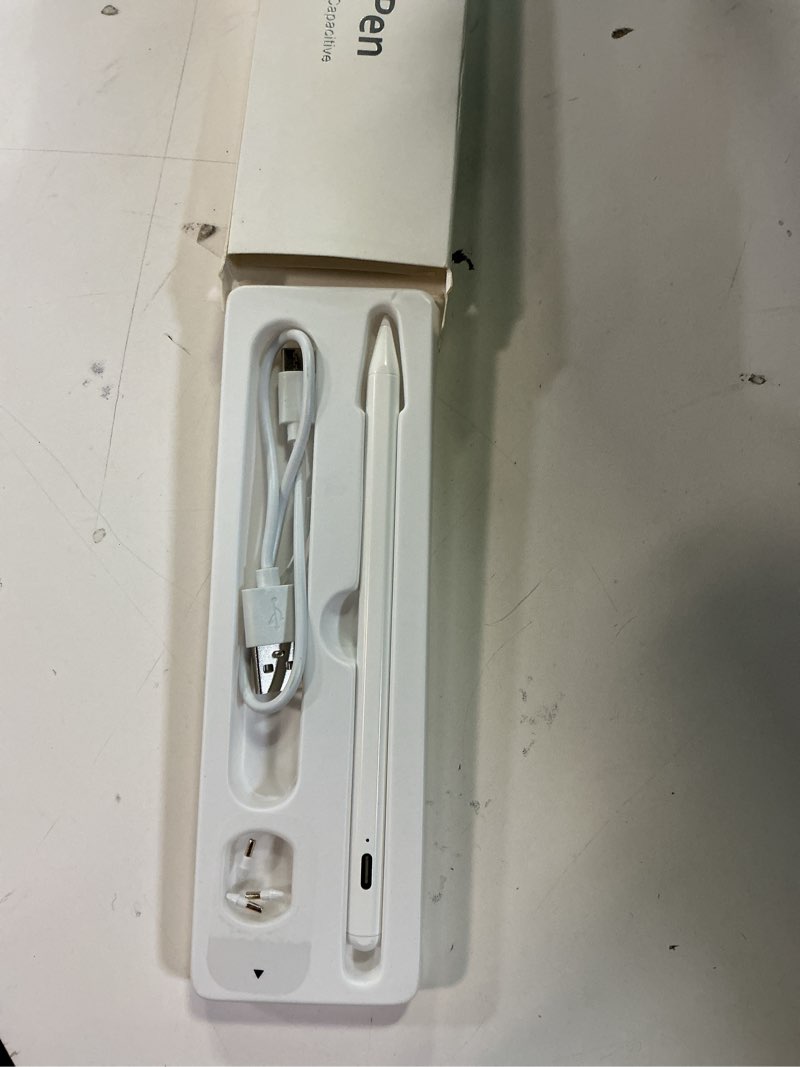 Condition photo showing Good Condition for Stylus Pen for iPad 6th-11th Generation-2X Fast Charge Active Pencil Compatible with 2018-2025 Apple iPad Pro 11"/12.9"/M4, iPad Air 3/4/5/M2/M3,iPad mini 5/6 Gen-White