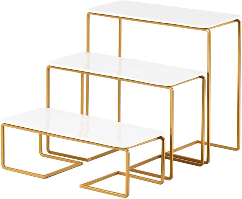 aijidiwo 12 inch 3 tier serving stand polypropylene