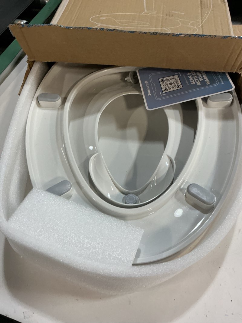 Condition photo showing Good Condition for quick flip toilet seat with built-in potty & splash guard for toddler training, slow close - jool baby (elongated)