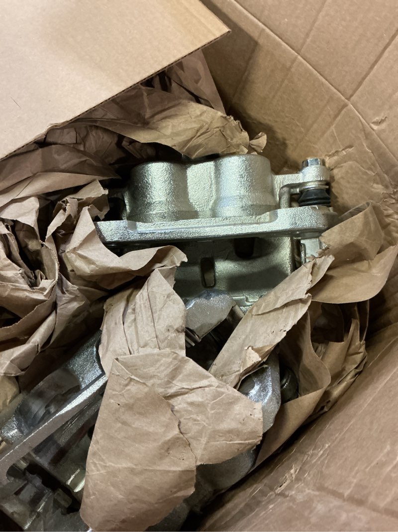Condition photo showing As Is for a-premium front 2pcs disc brake caliper assembly with bracket compatible with honda models - pilot 2009 2010 2011 2012 2013 2014 2015, v6 3.5l front driver and passenger