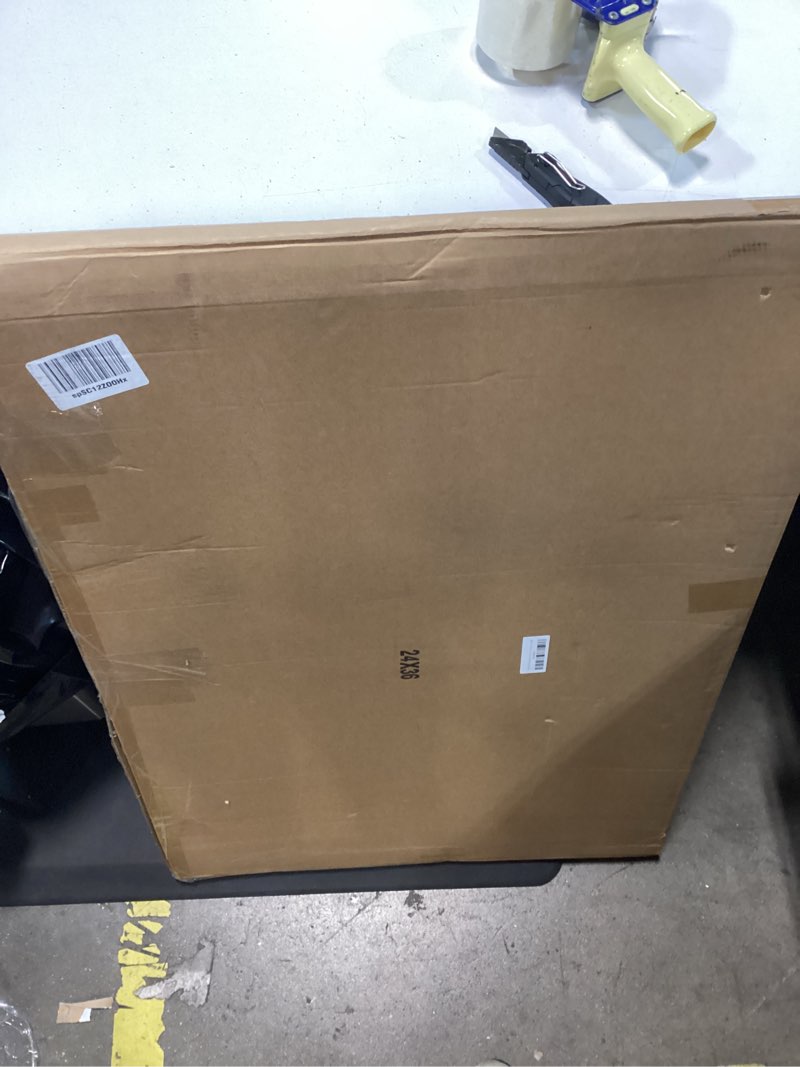 Condition photo showing New/Like New for pealsn 24x36 poster frame, display pictures 20 x 30 with mat or 24 x 36 without mat, poster frames 24 x 36 inches for wall mounting display, black. black 24x36