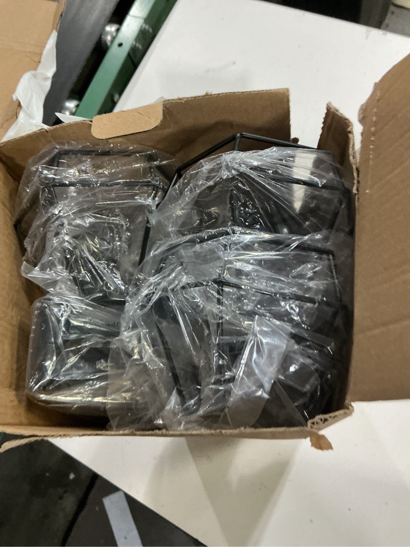 Condition photo showing Good Condition for hibay 6-light track lighting, directional rotatable ceiling light fixture, black farmhouse track spotlight for kitchen, bedroom, living room, e26 base (bulbs not included)