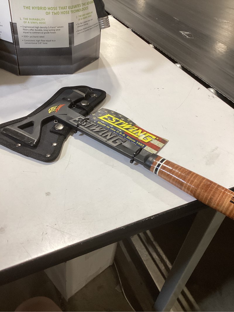 Condition photo showing Good Condition for estwing carbon steel utility axe with 10-in steel handle