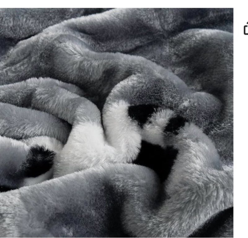 lgykumeg heavy korean mink blanket 71\"x87\", fleece plush blanket for winter, silky soft and warm, 2 ply reversible raschel bed blankets ( similar