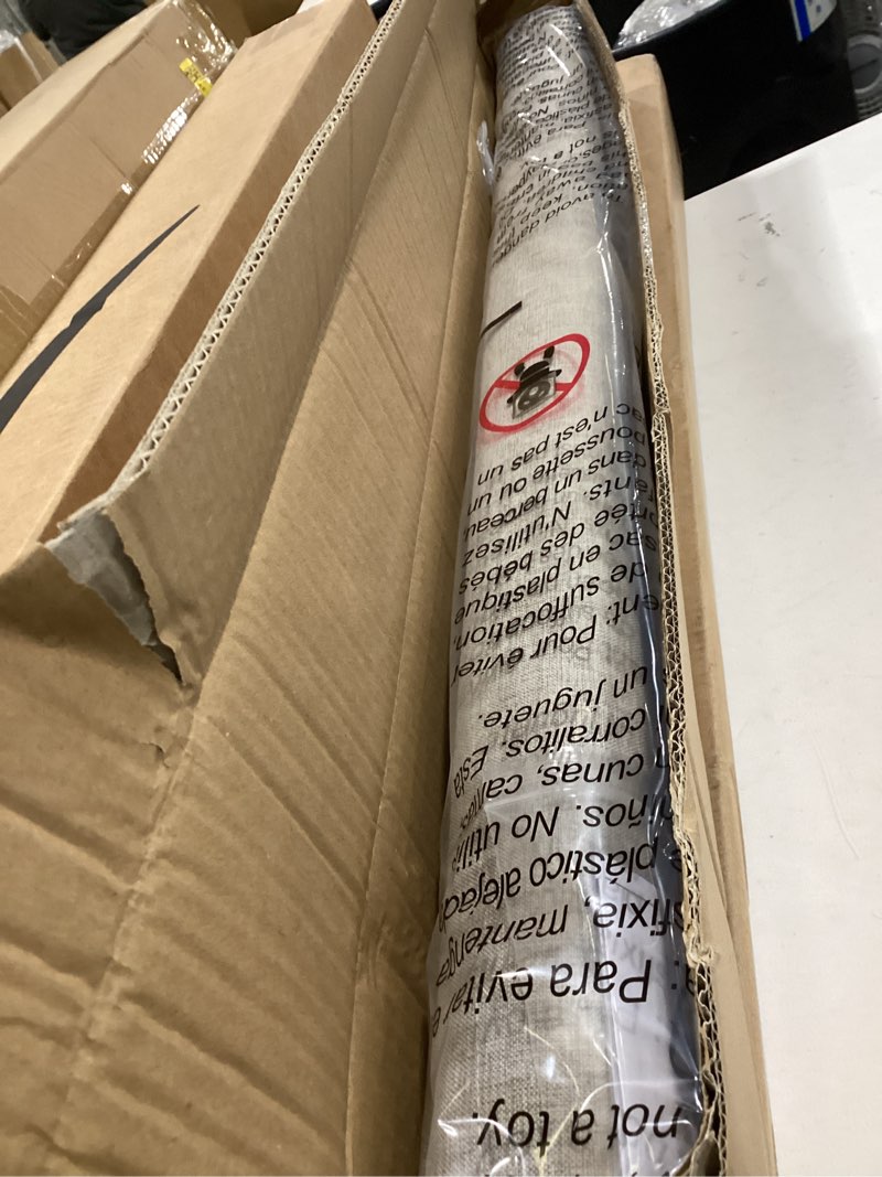 Condition photo showing Good Condition for lazblinds no drill roman shades for windows, cordless blackout window shades with uv protection, polyester fabric for bedroom & living room, 34" w x 64" h, beige blackout - faux linen - beige 34"w x 64"h