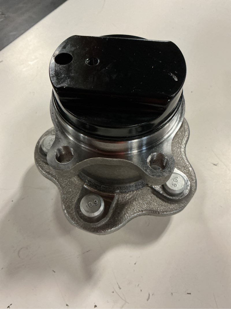 Condition photo showing As Is for moog 512398 wheel bearing and hub assembly