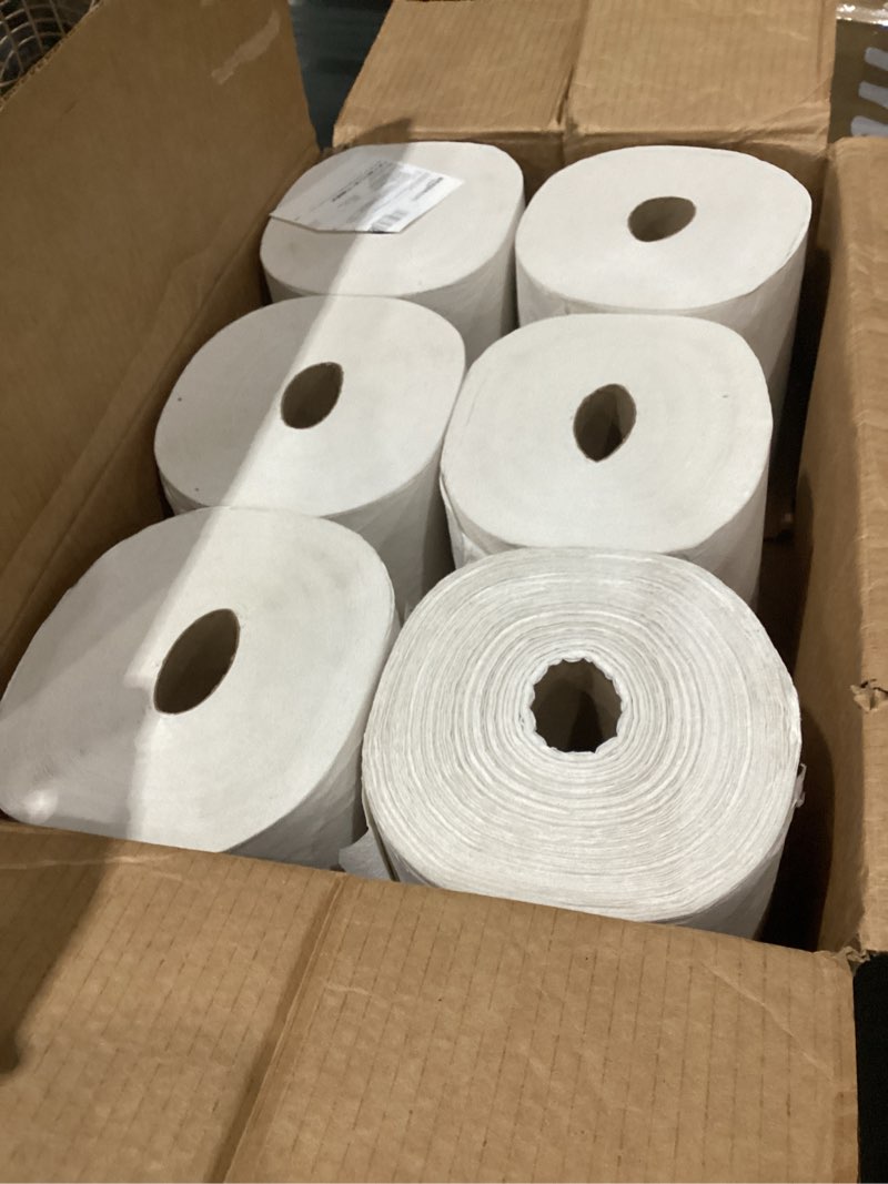 Condition photo showing New/Like New for tork hand towel roll natural white h80, universal, 100% recycled fiber, 6 rolls x 800 ft, 8031400, 6 count (pack of 1) 6 count (pack of 1) natural white