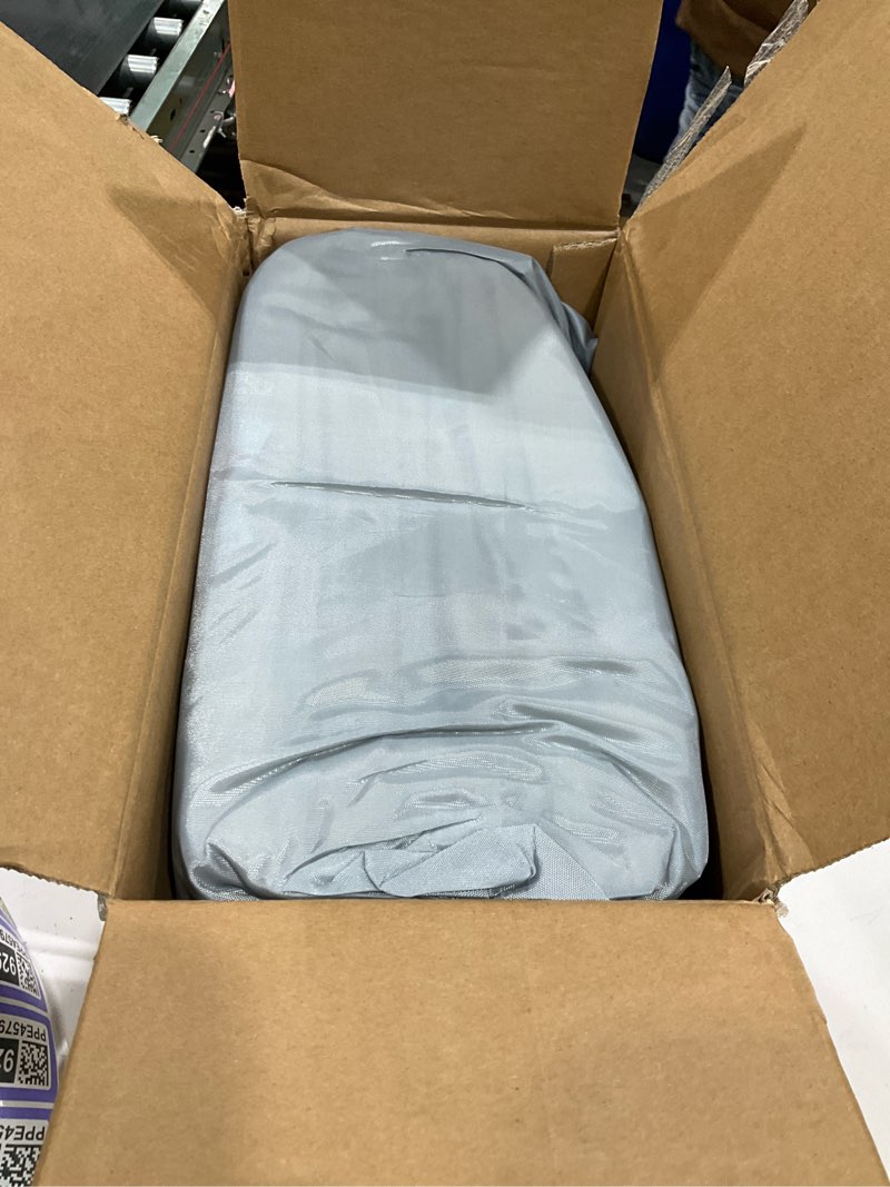 Condition photo showing Good Condition for Air Mattress Queen with Built-in Pump, Blow Up Mattress with Soft Flocked Top, Leakproof Inflatable Mattress, Foldable Waterproof Air Bed for Home, Guests, Camping, with Storage Bag Deep Blue Queen 18