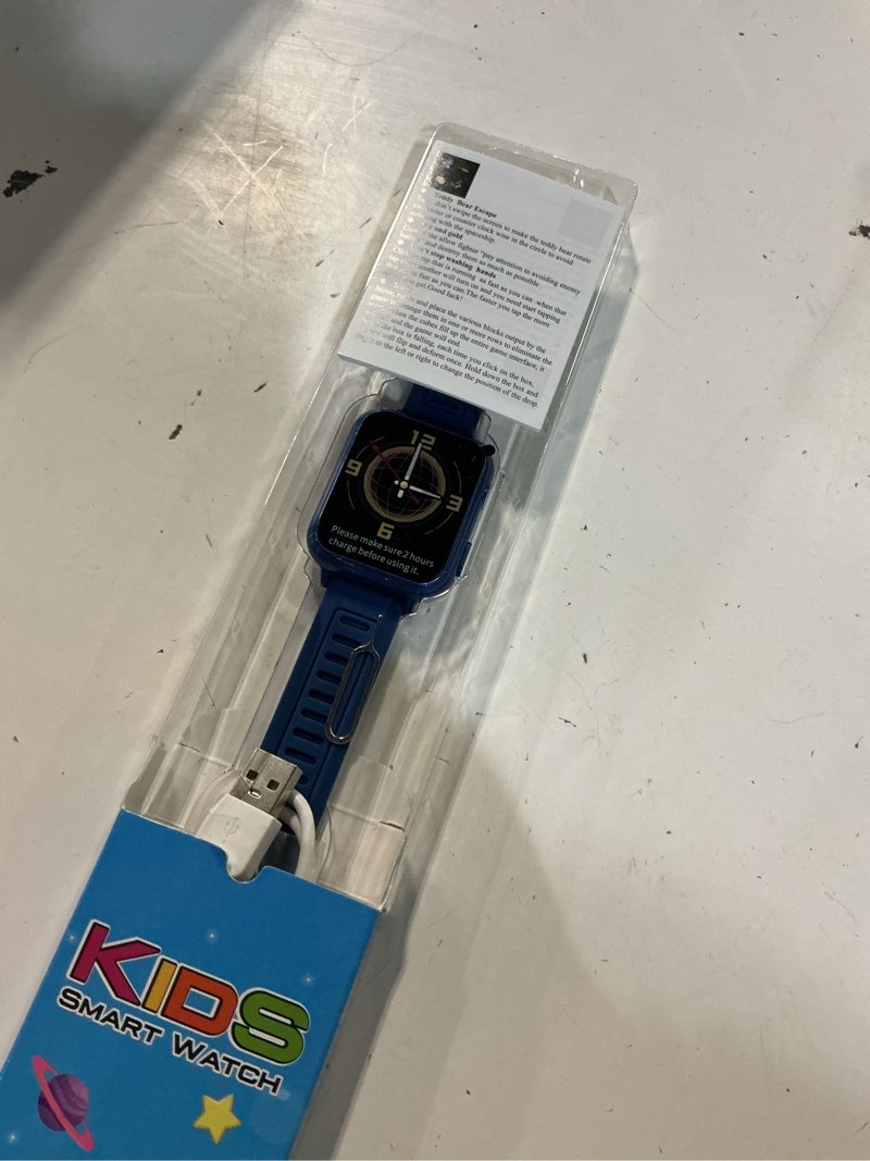 Condition photo showing Good Condition for wiszodet kids smart game watch with 39 games hd touch screen video camera music player pedometer flashlight alarm clock 12/24 hr, gifts for 5-12 year olds boys blue