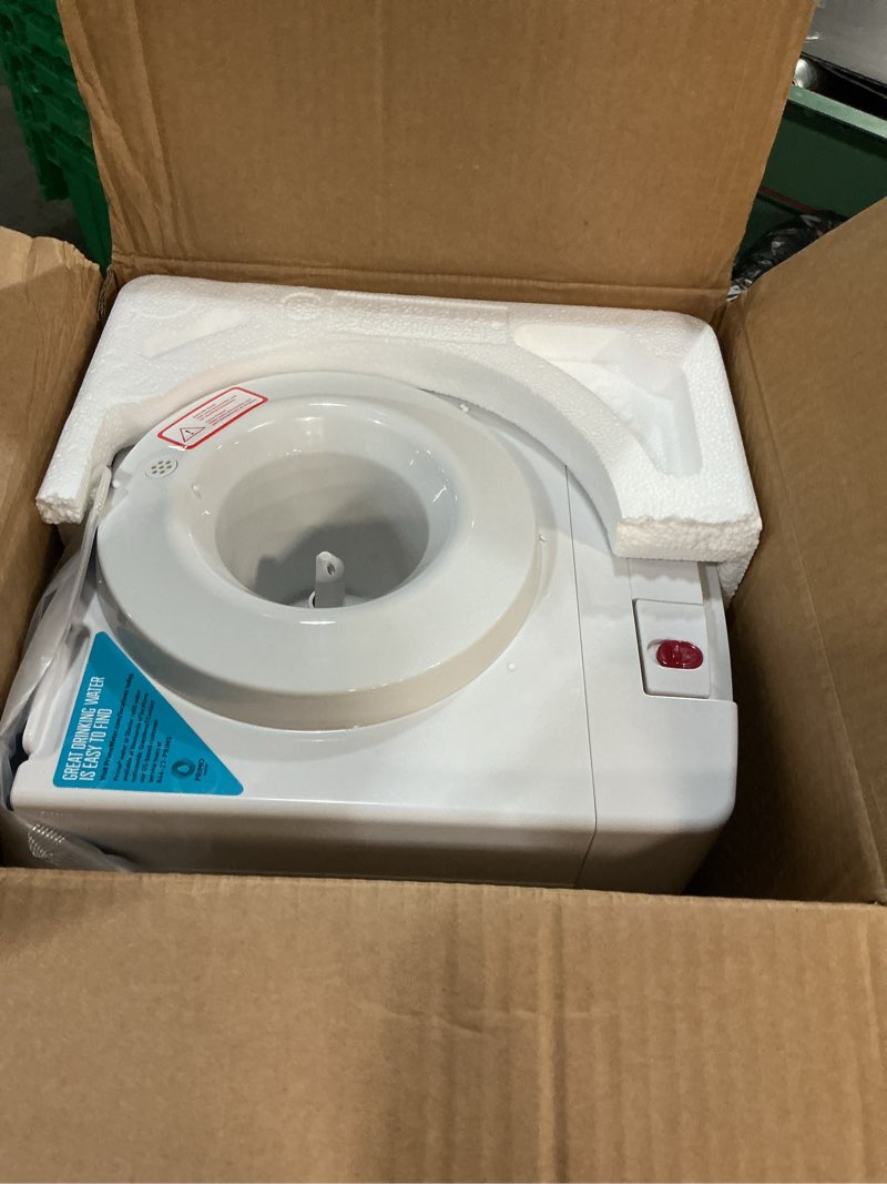 Condition photo showing As Is for primo primo hot and cold water dispenser - white