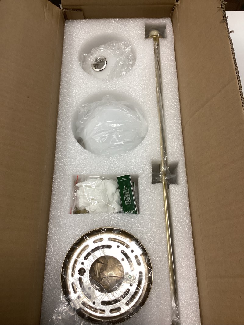 Condition photo showing Good Condition for golden wall lamp double ball, mid-century modern glass wall sconces,with g9 tricolor bulb for living room bedroom bedside stairs restaurant bathroom corridor aisle lighting