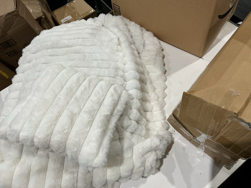 Condition photo showing As Is for cute cat couch bed for indoor cats, fluffy pet cat sofa with premium soft corduroy fleece, cute small dog beds for small dogs, fuzzy puppy chair with removable washable cover (30x20x10,cream) medium white