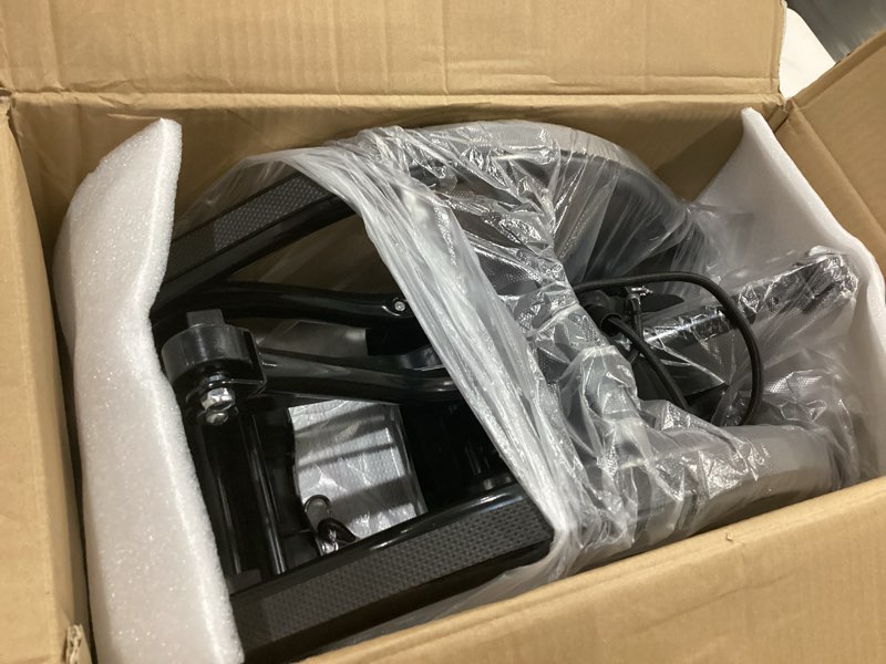 Condition photo showing New/Like New for the rock stepper side to side, u-shaped low-impact mini stepper, quiet lateral rocking step machine, compact stair stepper for home workout & leg glut black