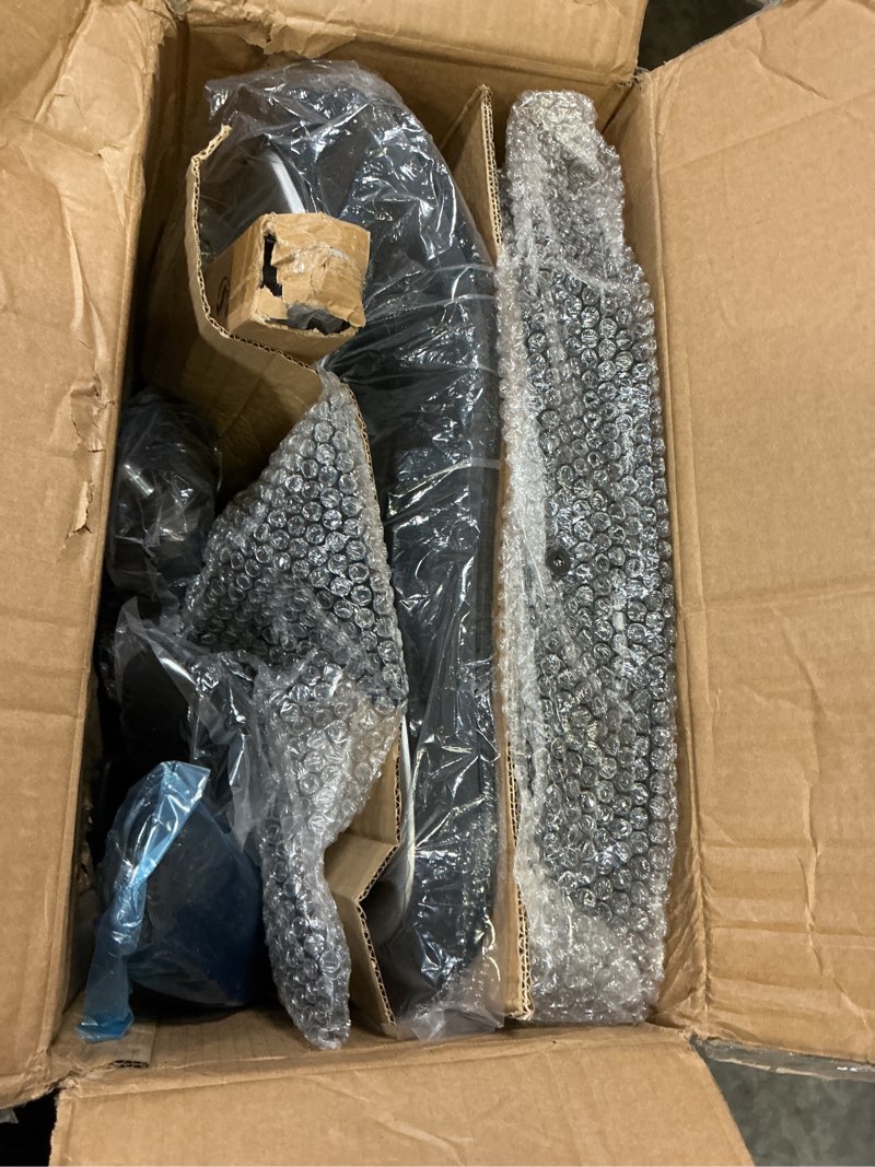 Condition photo showing Good Condition for Ergonomic Office Chair, Mesh Desk Chair with Headrest, Lumbar Support, Thick Seat Cushion, Flip-up Arms, High Back Computer Task Chairs for Home Office (English, Black/Silver) Black/Silver English