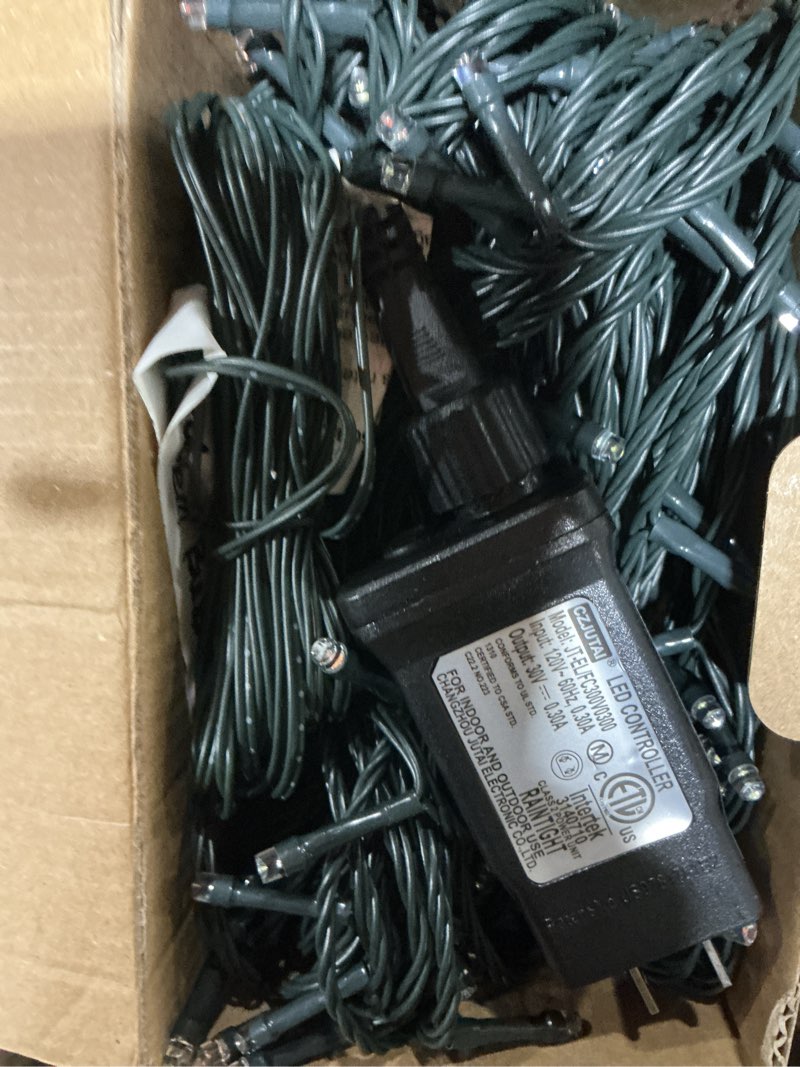 Brizled Red & White Christmas Lights, 78.74ft 240 LED String Lights Connectable, Outdoor Christmas T