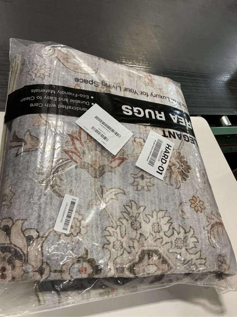 Condition photo showing Good Condition for WITSHOCK 6x9 Area Rugs for Living Room: Machine Washable - Non Slip Modern Abstract Rug for Bedroom Dining Room - Stain Resistant for Household - Pet Owners (Light Blue) Light Blue/Light Ivory/Beige 6' x 9' (Rectangular)