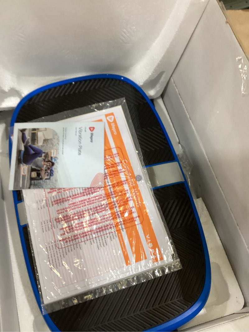 Condition photo showing New/Like New for Lifepro Waver Mini Vibration Plate for Lymphatic Drainage – Whole Body Vibrating Platform Exercise Machine for Muscle Toning & Recovery with Remote Max Load 260 lb