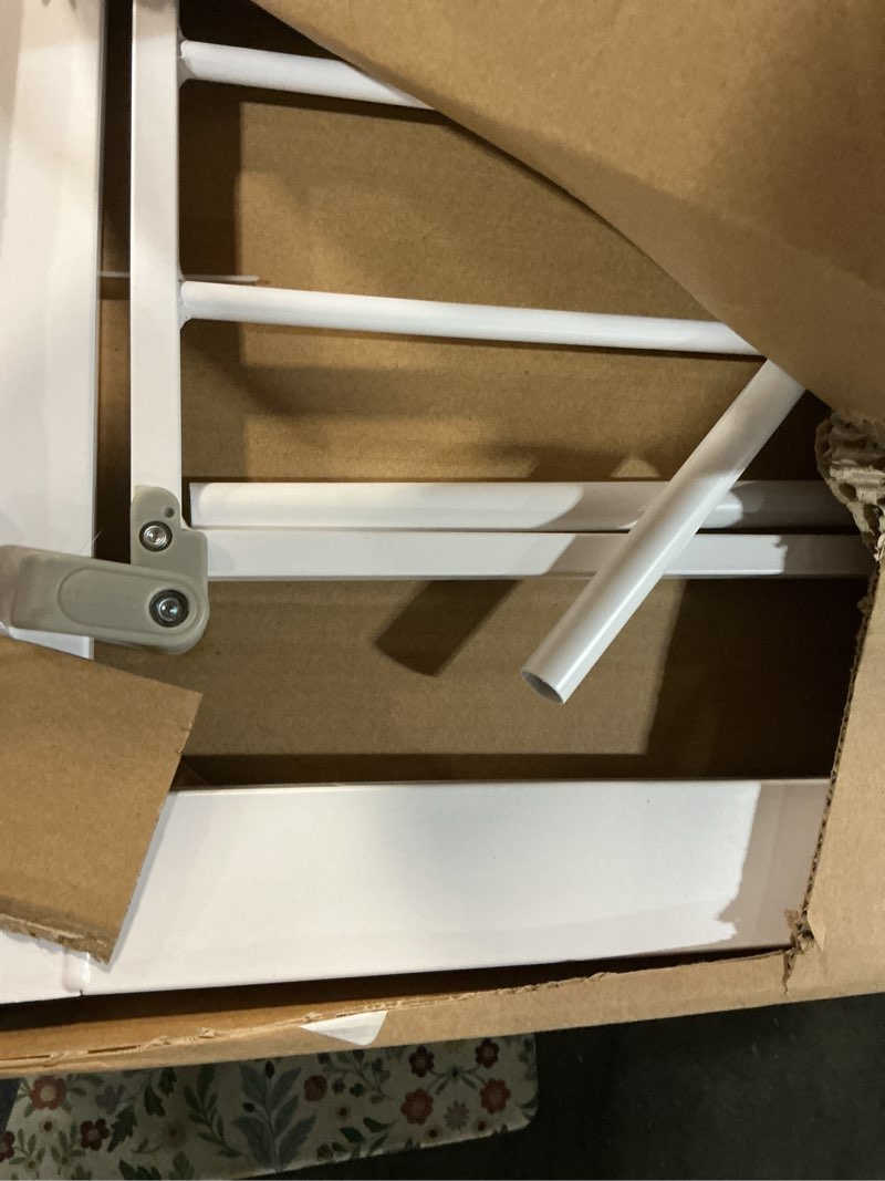Condition photo showing Good Condition for safety 1st easy install walk thru baby gate for doorway with door, dog gates, fits 29"-38", easy install 28" tall, white 1-pack 29" to 38" wide x 28" tall white