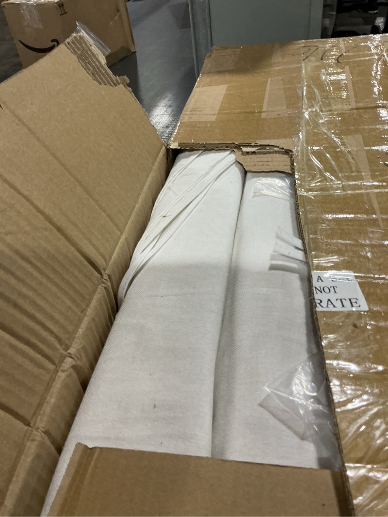 Condition photo showing As Is for 6 Pack Sleepovers Teepee Tent for Kids Bulk with Mattress Sheet Light,Natural Cotton Washable Indoor Play Tent for Birthday Slumber Party Girls Boys Pajama Movie Night Supplies(White)