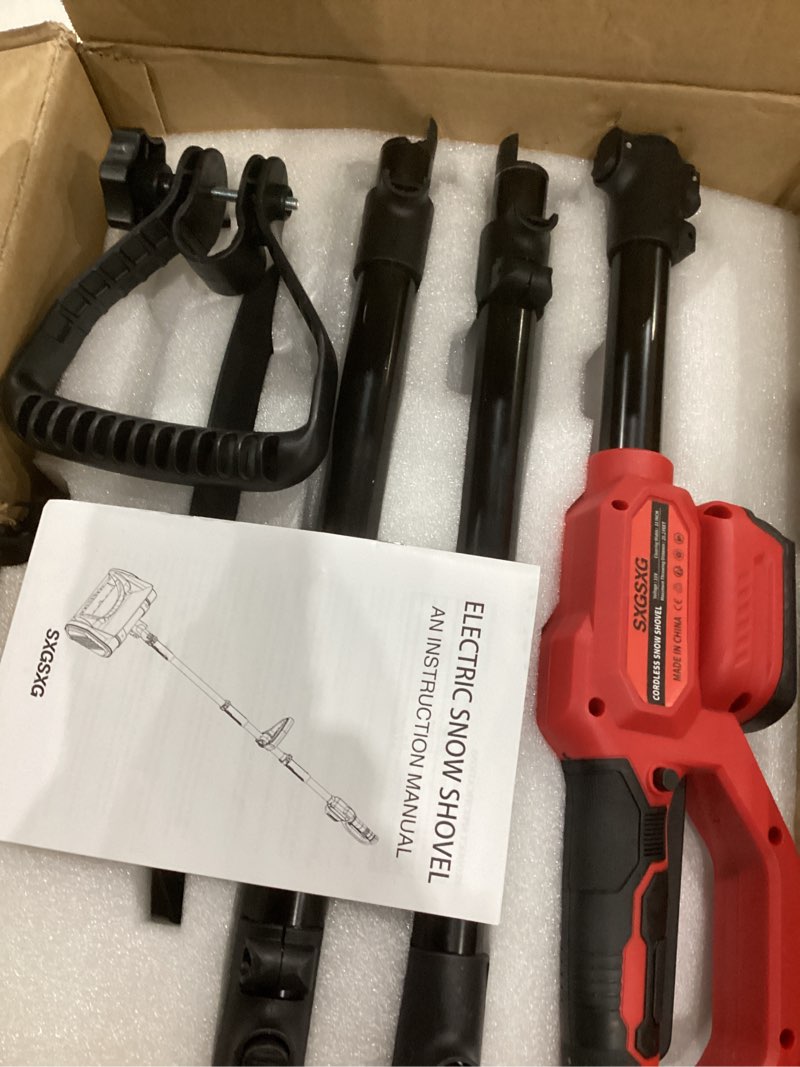 Condition photo showing Good Condition for Electric Snow Shovel for Milwaukee M18 18V Battery, 11" Brushless Snow Blower with Adjustable Handle, Max 26 FT Snow Thrower, Cordless Snow Shovel M18 for Driveway, Sidewalk, Patio, Deck (No Battery)