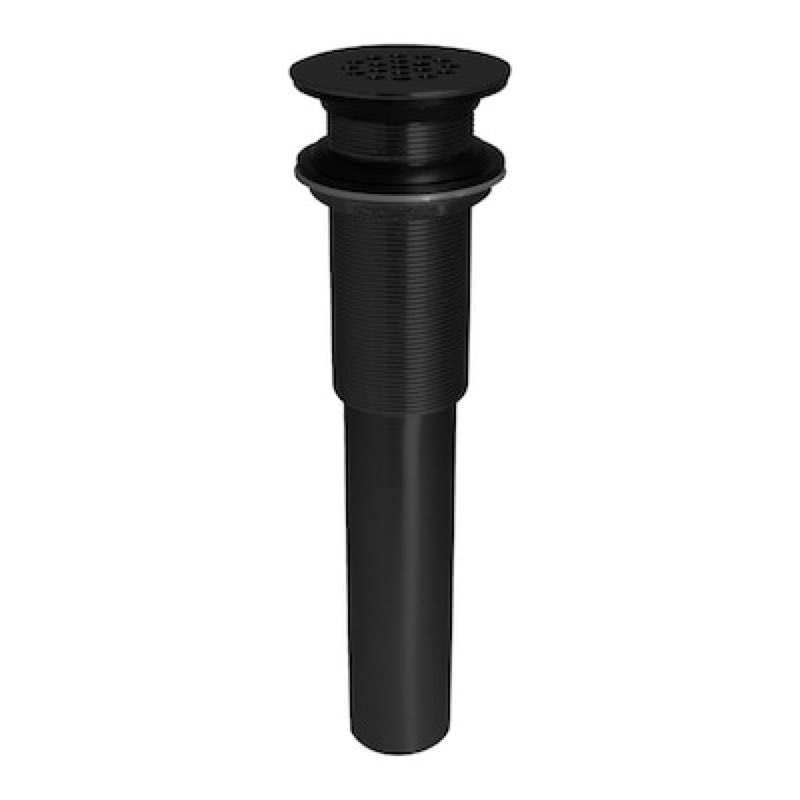 dearborn matte black decorative grid sink drain w/o overflow - k820-74