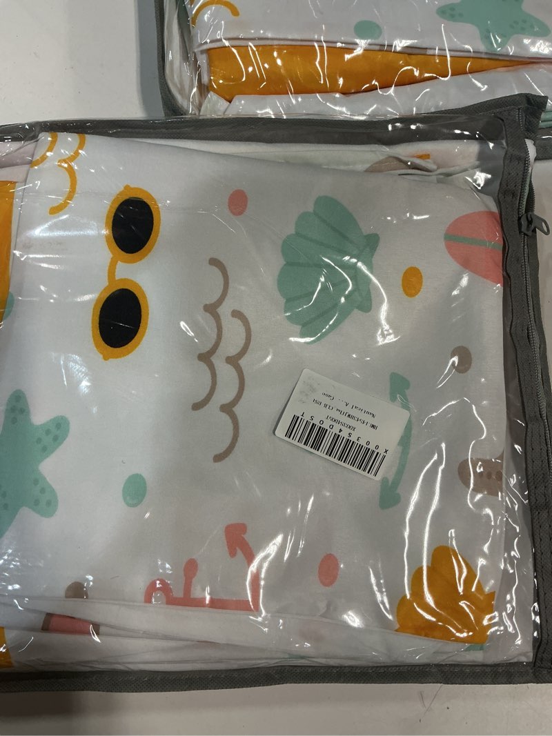 Condition photo showing New/Like New for Nautical Anchor Bed Sheet Set for Kids Boys Girls Teens,Hawaii Palm Tree Sheet Set Twin Size,Surfboard Ocean Beach Bedding Set,Starfish Coastal Sea Animal Fitted Sheet + Flat Sheet + 1 Pillow Case Pattern 120 Twin