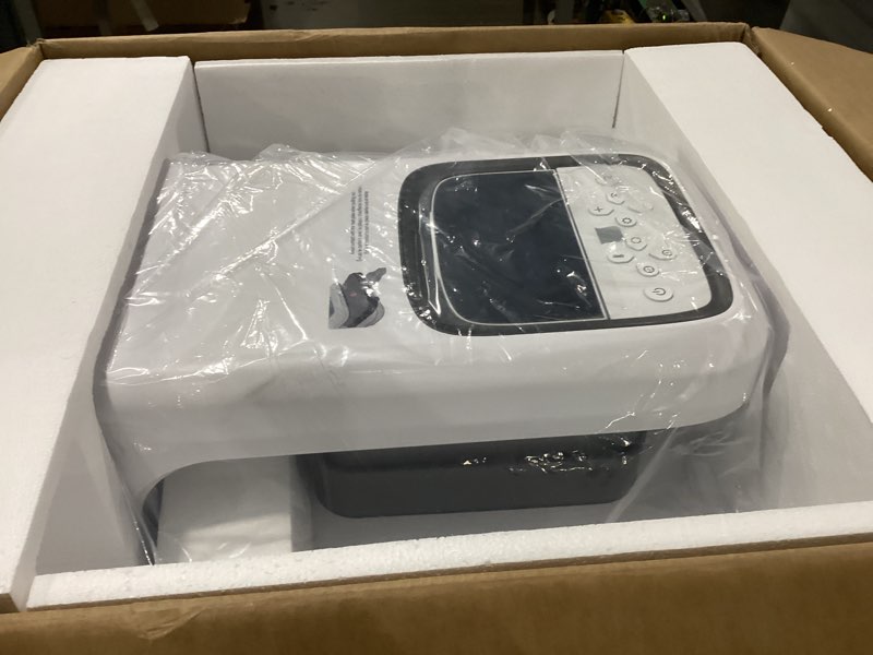 Condition photo showing New/Like New for not tested htvront auto heat press 2 - heat press machine for t shirts with adjustable pressure & higher heating height, heats up fast & evenly heat press 15x15 for htv, sublimation, heat transfer projects daisy white