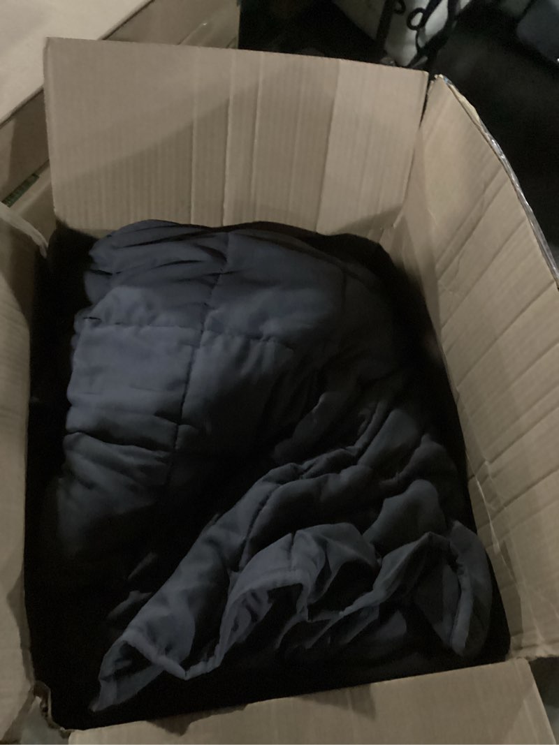 Condition photo showing Good Condition for yescool Weighted Blanket for Adults (20 lbs, 60” x 80”, Grey) Cooling Heavy Blanket for Sleeping Perfect for 190-210 lbs, Queen Size Breathable Blanket with Premium Glass Bead, Machine Washable Grey 60X80-20 lbs