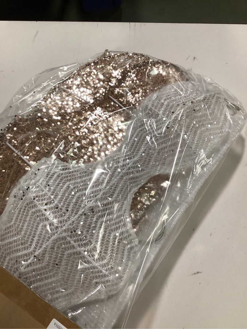 Condition photo showing Good Condition for Vigdur 4 FT Lighted Christmas Angels - 3D Glittered Christmas Angel Decorations with Led Lights, Halo, Bow, Ground Stakes, Outdoor Christma Decoration for Xmas Lawn Yard Garden