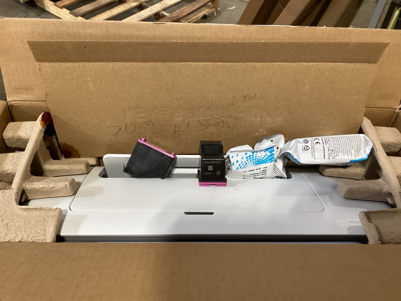Condition photo showing As Is for hp officejet pro 9125e wireless all-in-one color inkjet printer, print, scan, copy, fax, adf, duplex printing best-for-office, 3 month instant ink trial included, ai-enabled (403x0a)