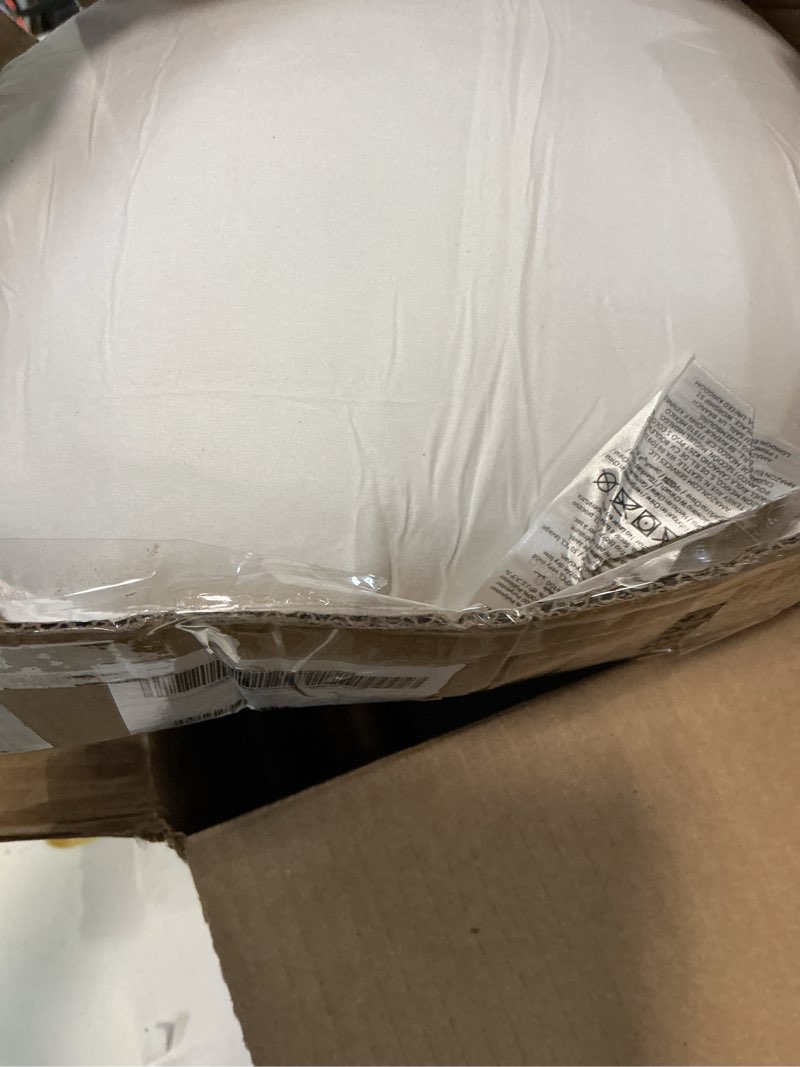 Condition photo showing Good Condition for amazon basics down alternative bed pillows for back and side sleepers, medium density, king size, 36" x 20", white, 2-pack king (pack of 2) medium pillow