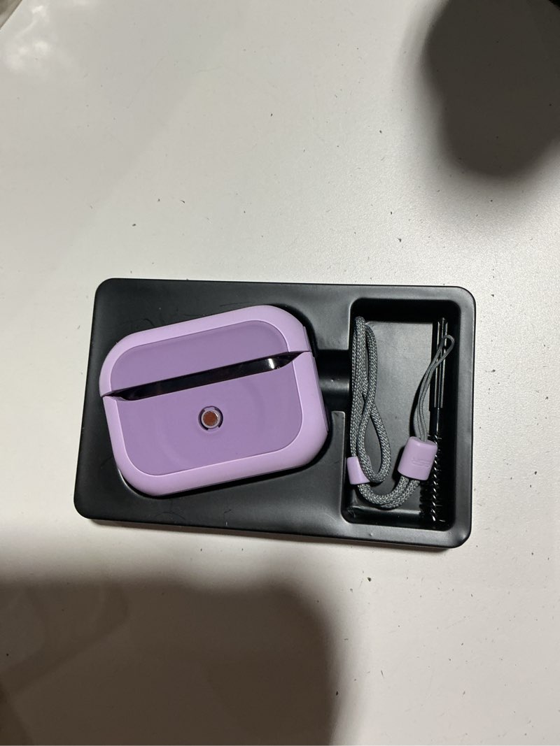 Condition photo showing Good Condition for ESR for AirPods Pro 2 Case, Compatible with Airpods Pro Case 2nd / 1st Generation (2023/2022/2019), Compatible with MagSafe, Full Drop Protection Cover with Lanyard, Purple A-Purple