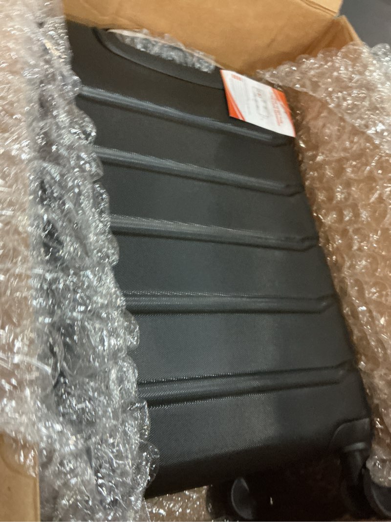 Condition photo showing Good Condition for Sweetcrispy Carry on Luggage,Hard Shell Expandable Double Spinner Rolling Wheels Suitcase,TSA Lock, Charcoal Black, 21 Inch