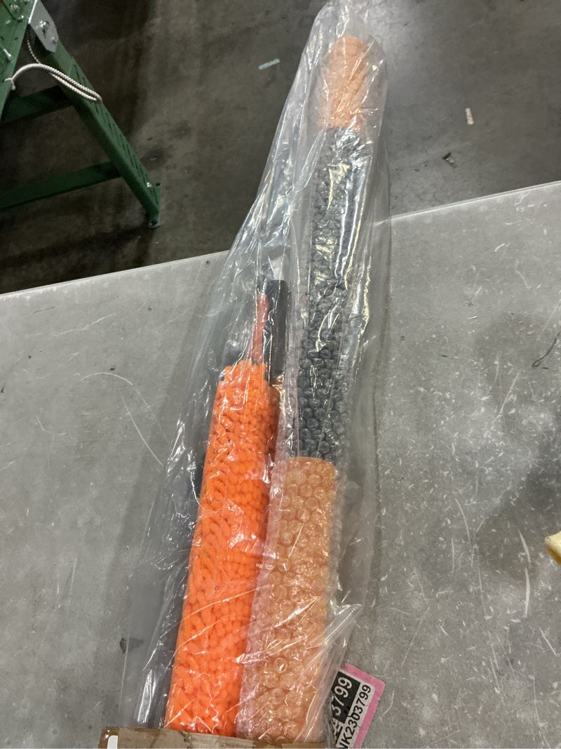 Condition photo showing Good Condition for 30 foot high reach duster kit with 5-24 ft extension pole // high ceiling dusting and window cleaning kit with telescopic pole // window washer & squeegee, cobweb duster, fan blade and feather duster 24 feet