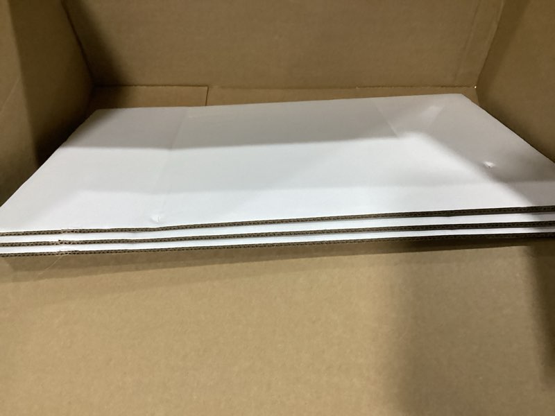 Condition photo showing Good Condition for trifold presentation board, double-wall construction, smooth edges, foldable storage, for school projects, business presentations (white, 24 x 16 x 0.78 inch) white 24 x 16 x 0.78 inch