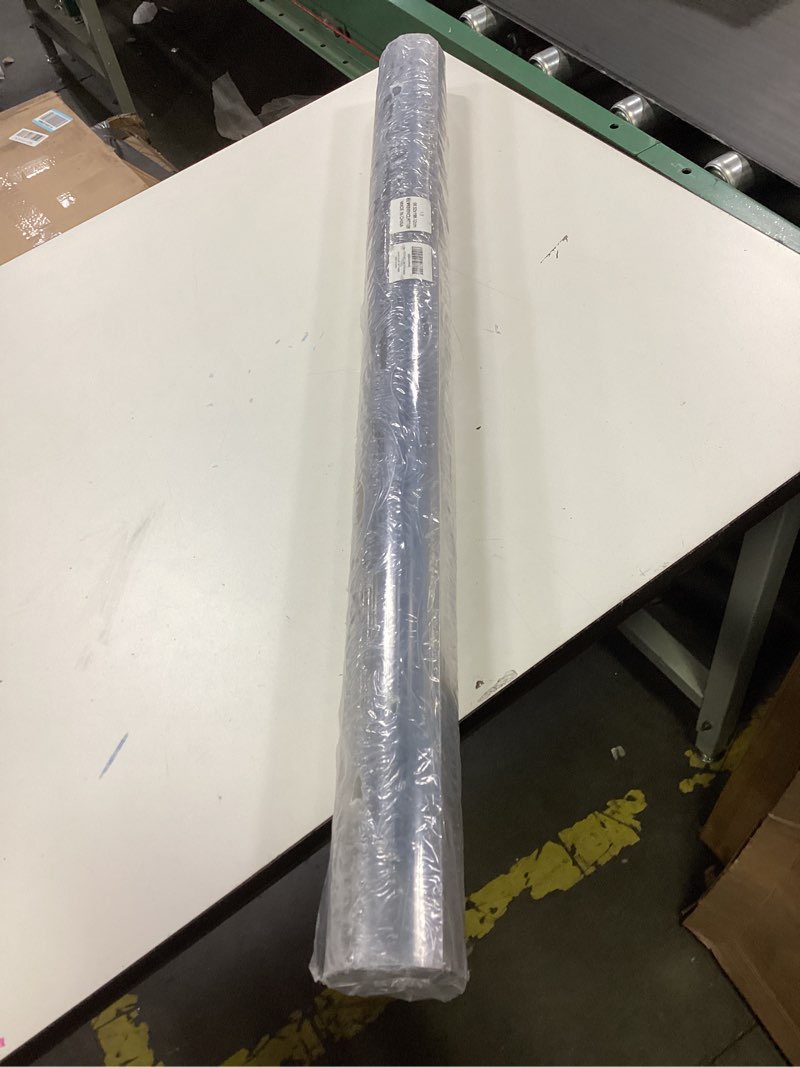 Condition photo showing New/Like New for ETECHMART Clear Plastic Table Cover Protector Rectangle 38 x 78'', Thick Waterproof Transparent Table Protector for Dining Table, Non-Slip Heat Resistant Clear Desk Mat for Kitchen Office Desktop 1.5mm Clear 38 x 78 Inches