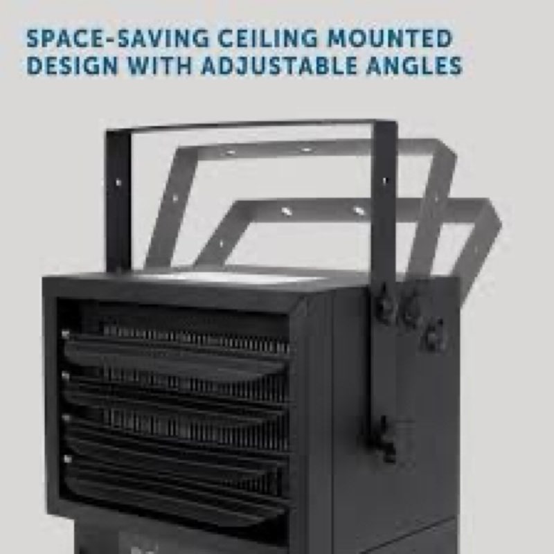 utilitech fan-forced 2-in-1 garage heater & fan