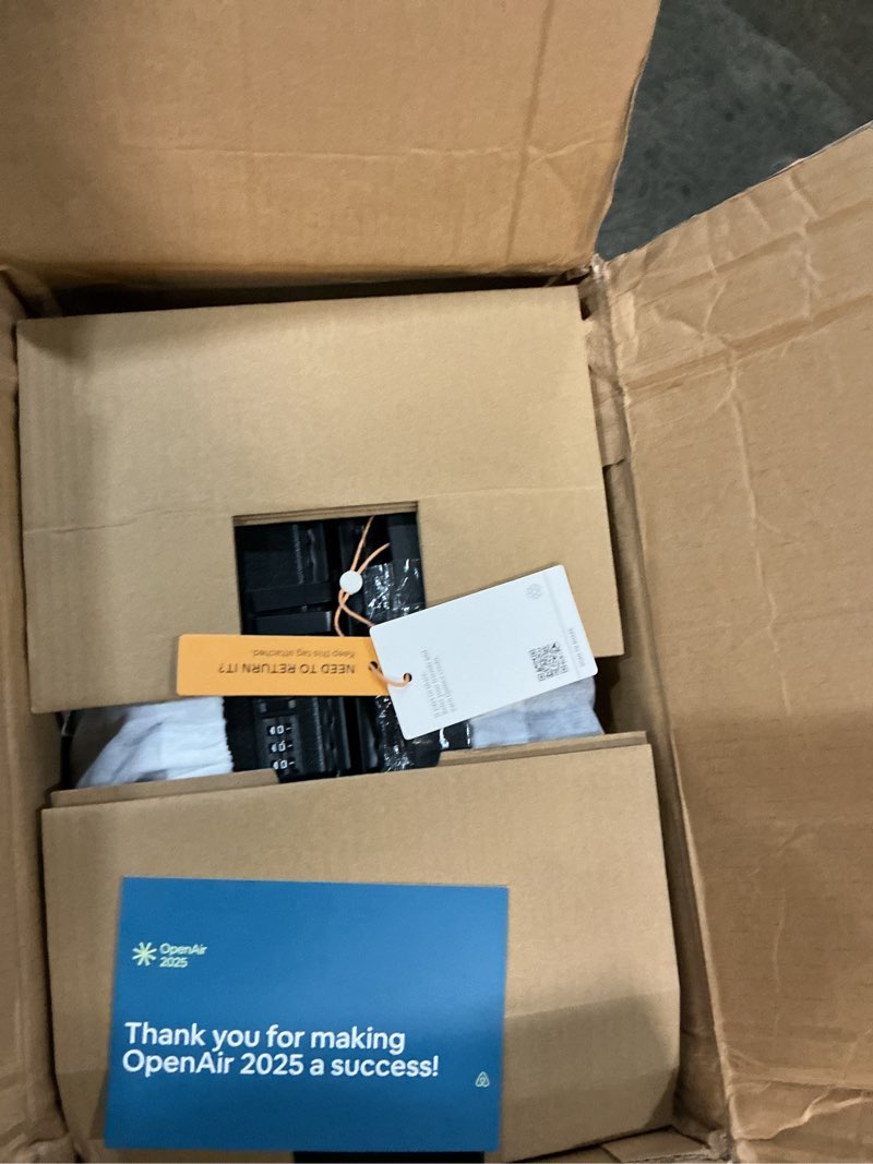 Condition photo showing New/Like New for Front Pocket Carry-On Suitcase, Black