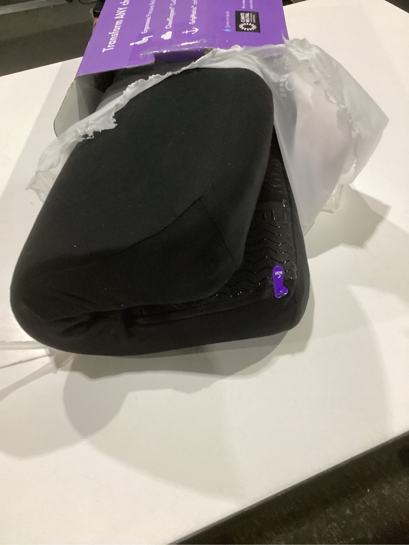 Condition photo showing Good Condition for cushion lab patented pressure relief seat cushion for long sitting hours on office & home chair - extra-dense memory foam for soft support. car pad for hip, tailbone, coccyx, sciatica - black