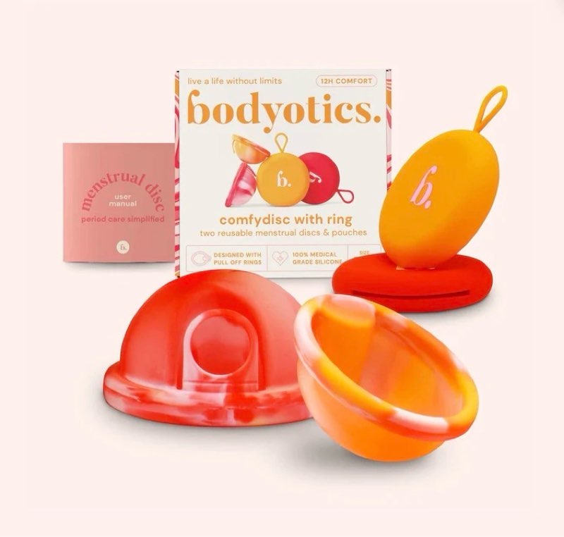 Menstrual Discs - Bodyotics Comfydisc Reusable - 2pcs small + large