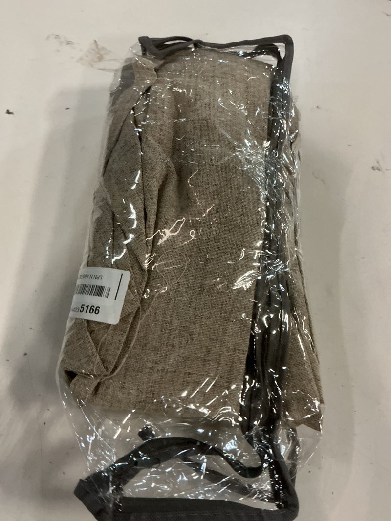 Condition photo showing As Is for Pinch Pleated Extra Wide Linen Curtains 84 Inches Long for Patio Sliding Glass Door 70 Inch Wide Pleated Drapes with Hooks Rings Neutral Semi Sheer Curtain for Living Room 1 Panel Burlywood Birch Burlywood Birch 70"W x 84"L (Pack of 1)